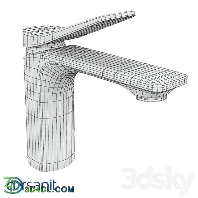 Cersanit Odra faucet Sink 3D Models 3DSKY