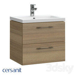 Bathroom furniture - Cersanit Sink cabinet LARA 50_ walnut_ A63413 