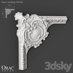 Decorative plaster - OM Panel molding Orac Decor P3020A 