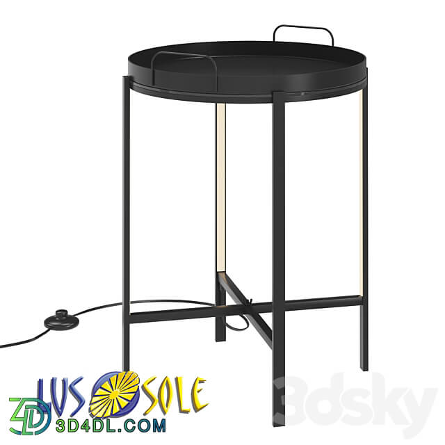 OM Floor lamp table with lighting Lussole LSP 0565T 3D Models