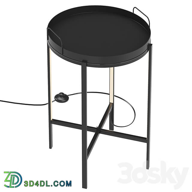 OM Floor lamp table with lighting Lussole LSP 0565T 3D Models