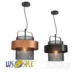 OM Pendant lamps Lussole Loft Bullock LSP 8407 LSP 8408 Pendant light 3D Models 3DSKY 