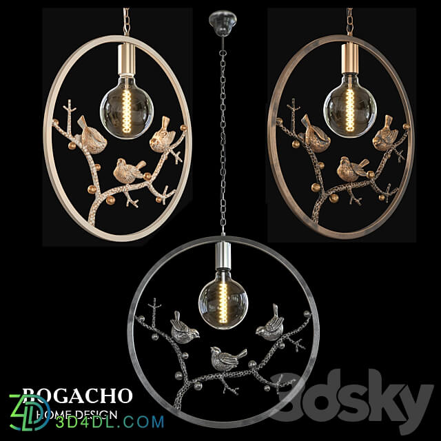 chandelier Terra OM Pendant light 3D Models 3DSKY