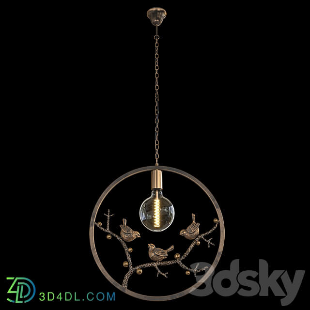 chandelier Terra OM Pendant light 3D Models 3DSKY