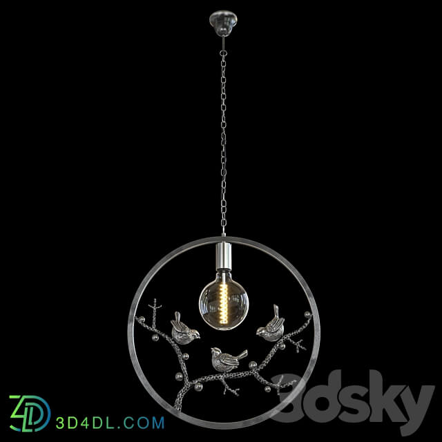 chandelier Terra OM Pendant light 3D Models 3DSKY