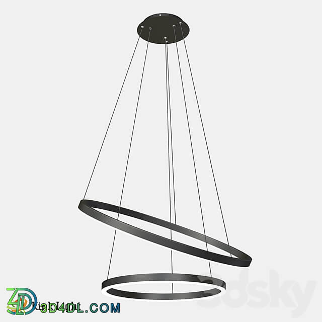 Pendant light - Dimmable suspension Thor black 08219.19 OM