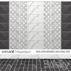 Tile - Mix_Match Royal stone ornament 30x30 30х60 42x42 