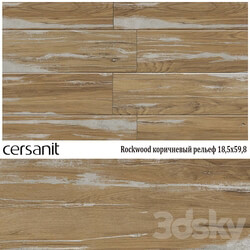 Floor coverings - Cersanit Rockwood brown relief 18_5x59_8 A15930 