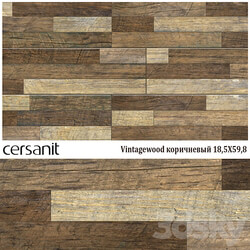 Floor coverings - Cersanit Vintagewood brown 18_5X59_8 А15932 