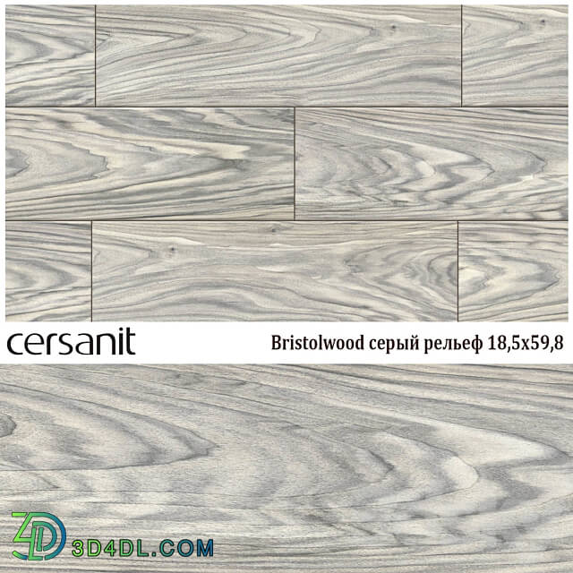 Cersanit Bristolwood gray relief 18 5x59 8 A15938 3D Models 3DSKY