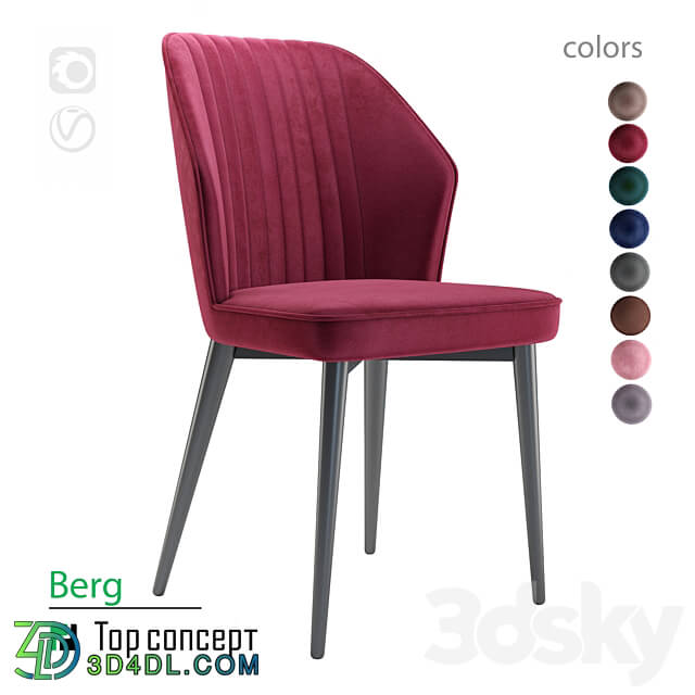 Chair Berg 3D Models 3DSKY