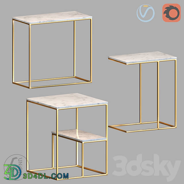 Table TV 0088 3D Models 3DSKY