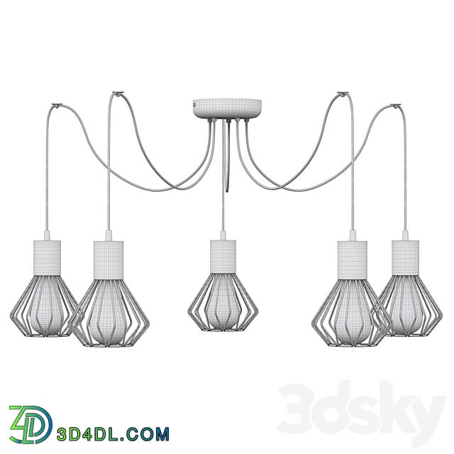 Chandelier spider MSK Electric Diadem for five shades NL 2215 5 Pendant light 3D Models 3DSKY