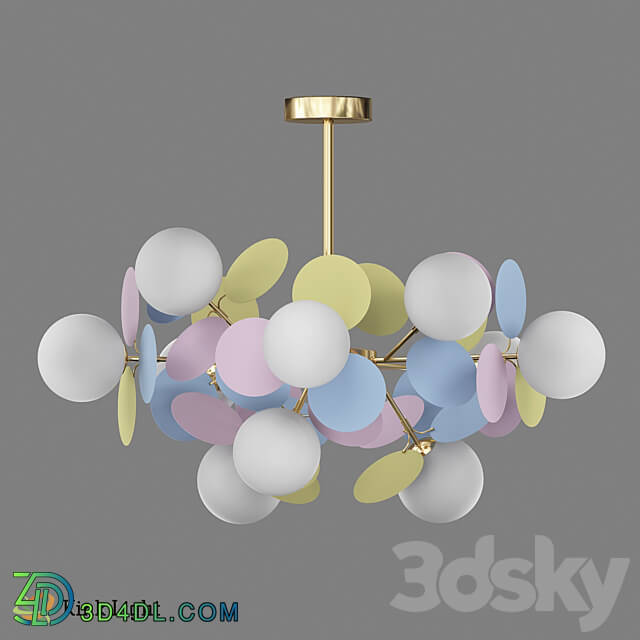 Suspension Matthias multicolor 074160 10 33 43 OM Pendant light 3D Models 3DSKY