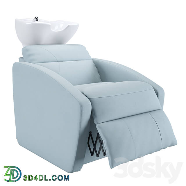 OM Hairdresser wash recliner Soho 3D Models 3DSKY
