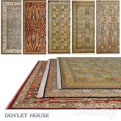 Carpets DOVLET HOUSE 5 pieces part 736 3D Models 3DSKY 