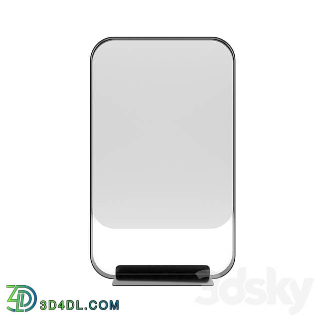 Rectangular mirror with a shelf in a metal frame Iron 3D Models 3DSKY