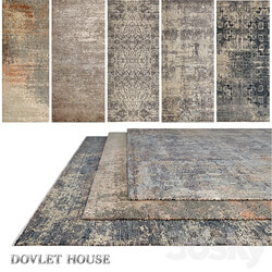 Carpets DOVLET HOUSE 5 pieces part 744 3D Models 3DSKY 