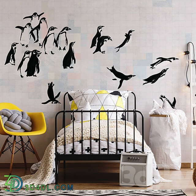 Wall covering - PINGUINE