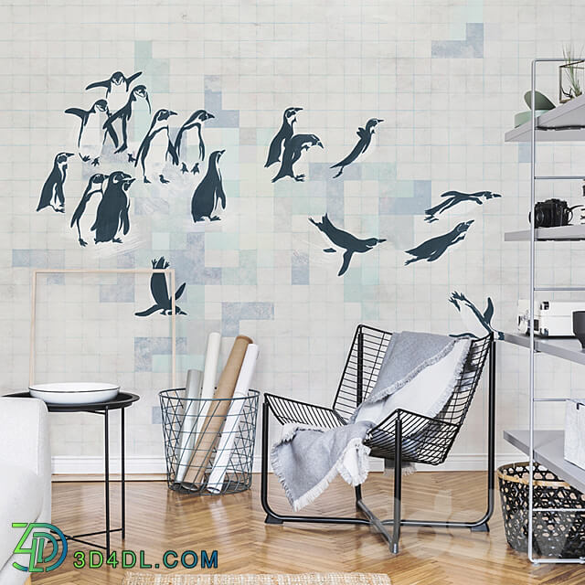 Wall covering - PINGUINE
