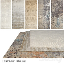 Carpets DOVLET HOUSE 5 pieces part 746 3D Models 3DSKY 