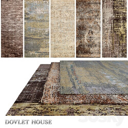 Carpets DOVLET HOUSE 5 pieces part 748 3D Models 3DSKY 