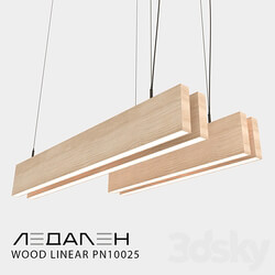 Pendant light - Wooden lamp WOOD LINEAR PN10025 LEDALEN 