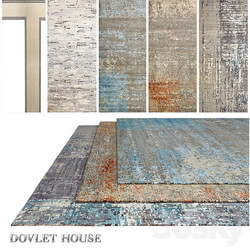 Carpets DOVLET HOUSE 5 pieces part 749 3D Models 3DSKY 