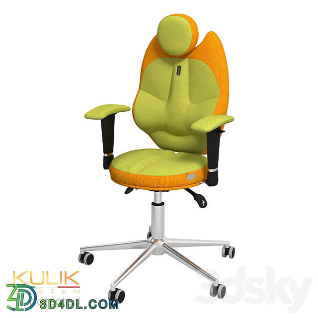 OM Kulik System TRIO ergonomic chair 3D Models 3DSKY