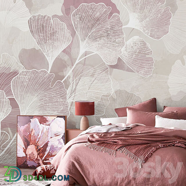 Wall covering - Creativille _ Wallpapers _ 4291 Ginkgo Leaves