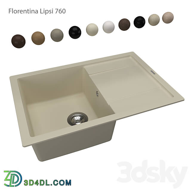 Sink - Kitchen sink florentina lipsi 760 OM