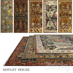 Carpets DOVLET HOUSE 5 pieces part 752 3D Models 3DSKY 