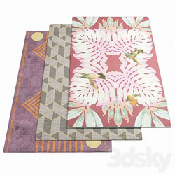 Three rugs Malcusa 16 3D Models 3DSKY 