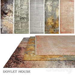 Carpets DOVLET HOUSE 5 pieces part 758 3D Models 3DSKY 