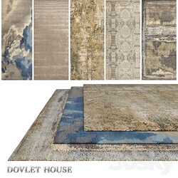 Carpets DOVLET HOUSE 5 pieces part 762 3D Models 3DSKY 