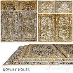 Double carpets DOVLET HOUSE 4 pieces part 757 3D Models 3DSKY 