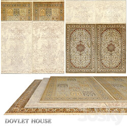 Double carpets DOVLET HOUSE 4 pieces part 764 3D Models 3DSKY 