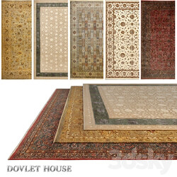 Carpets DOVLET HOUSE 5 pieces part 771 3D Models 3DSKY 