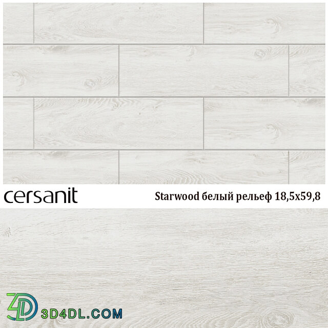 Floor coverings - Cersanit Starwood white relief 18_5x59_8 A15934