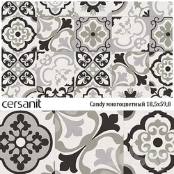 Tile - Cersanit Candy multicolor 18_5x59_8 A15936 