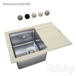 Sink - Kitchen sink florentina Combi 650 OM 