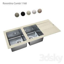 Kitchen sink florentina Combi 1160 OM 3D Models 3DSKY 