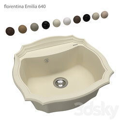 Kitchen sink florentina Emilia 640 OM 3D Models 3DSKY 