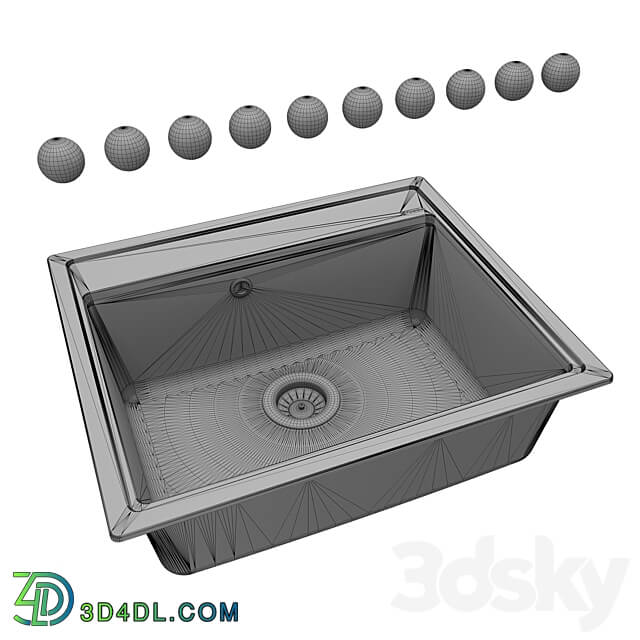 Sink - Kitchen sink florentina lipsi 600 OM