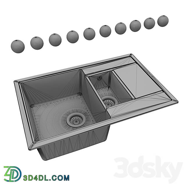 Sink - Kitchen sink florentina lipsi 780K OM