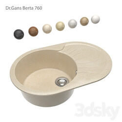 Kitchen sink Dr. Gans Berta760 OM 3D Models 3DSKY 