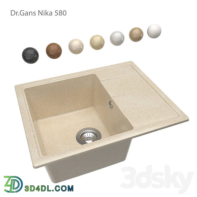 Sink - Kitchen sink Dr. Gans Nika 580 OM