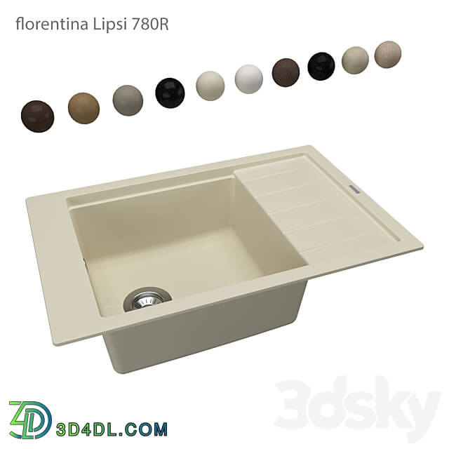 Sink - Kitchen sink florentina lipsi 780R OM