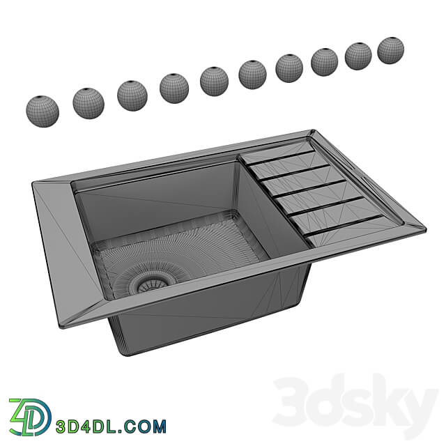 Sink - Kitchen sink florentina lipsi 780R OM