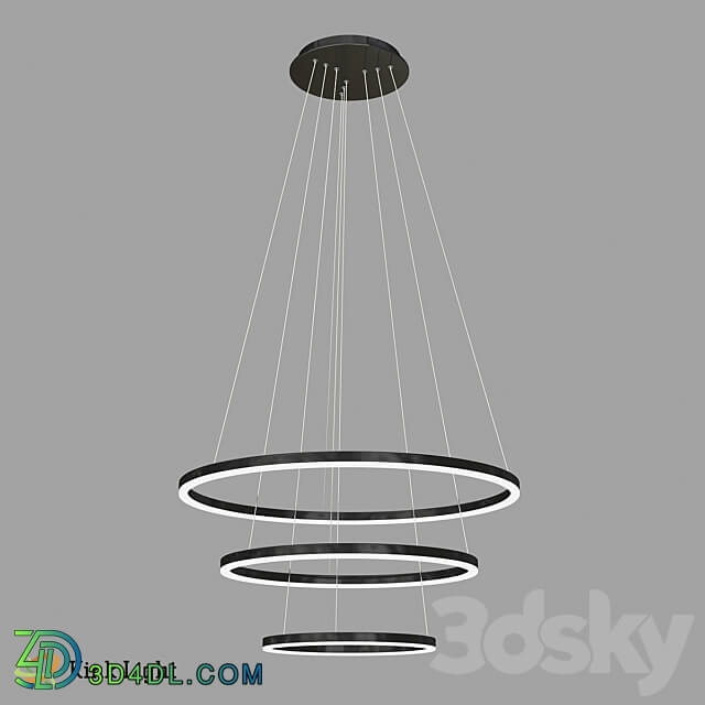 Pendant light - Suspension dimmable Thor black 08223_19A OM